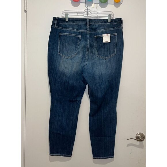 NWT Vigoss Womens Marley Skinny Jeans Size 20 Distressed Stretch Denim PLUS SIZE - Picture 3 of 11